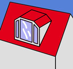 Trapezdachgaube